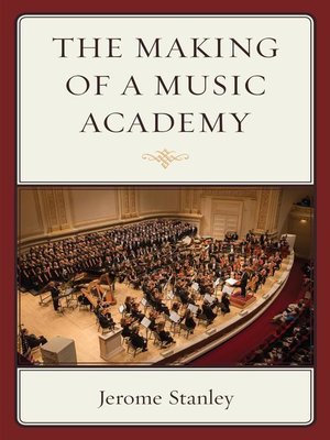 cover image of The Making of a Music Academy